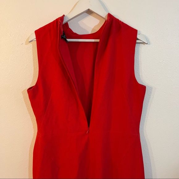 Maggy London Red Midi Dress - Picture 4 of 13